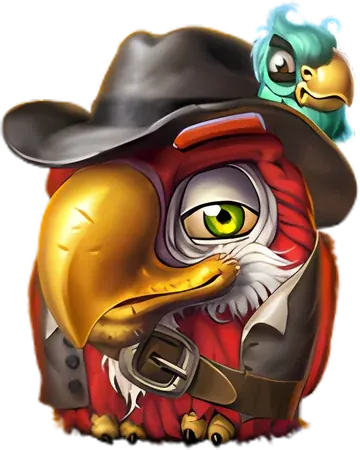 Pirots 5 Captain Redfeather κόκκινο πουλί